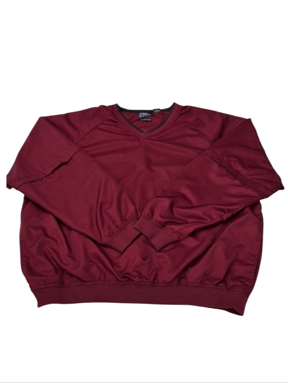 ✨2/$25 PGA Tour Maroon Windbreaker removable sleeve water proof wind resistant